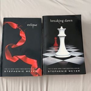 Twilight Breaking Dawn and Eclipse
